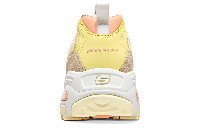 Женские кроссовки Skechers D'LITES 1.0 (желтые) — фото 4