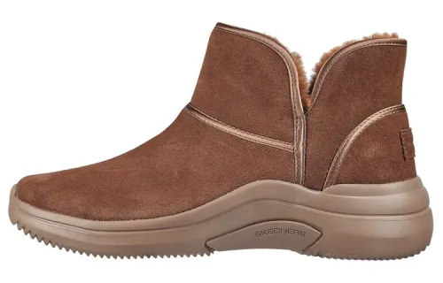 Skechers ON THE GO Snow Boots Women's Mid Top Brown
