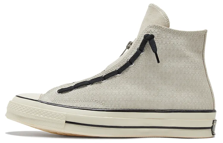 Chuck 70 Converse Zip High 'Egret Black'