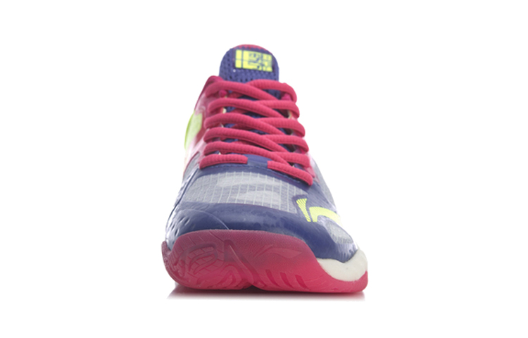 Li Ning Badminton Shoes Women’s Low Top Flower Blue/Purple