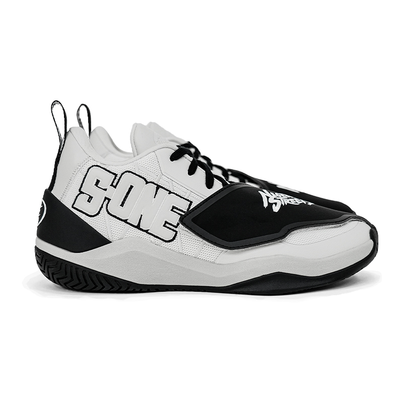 NICEID Cushioning Slip Resistant Abrasion Resistant Basketball Shoes Men’s Black Gray