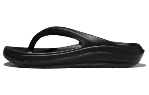 FILA Fong Song Platform Casual Sports Slippers Unisex Black Korean Version