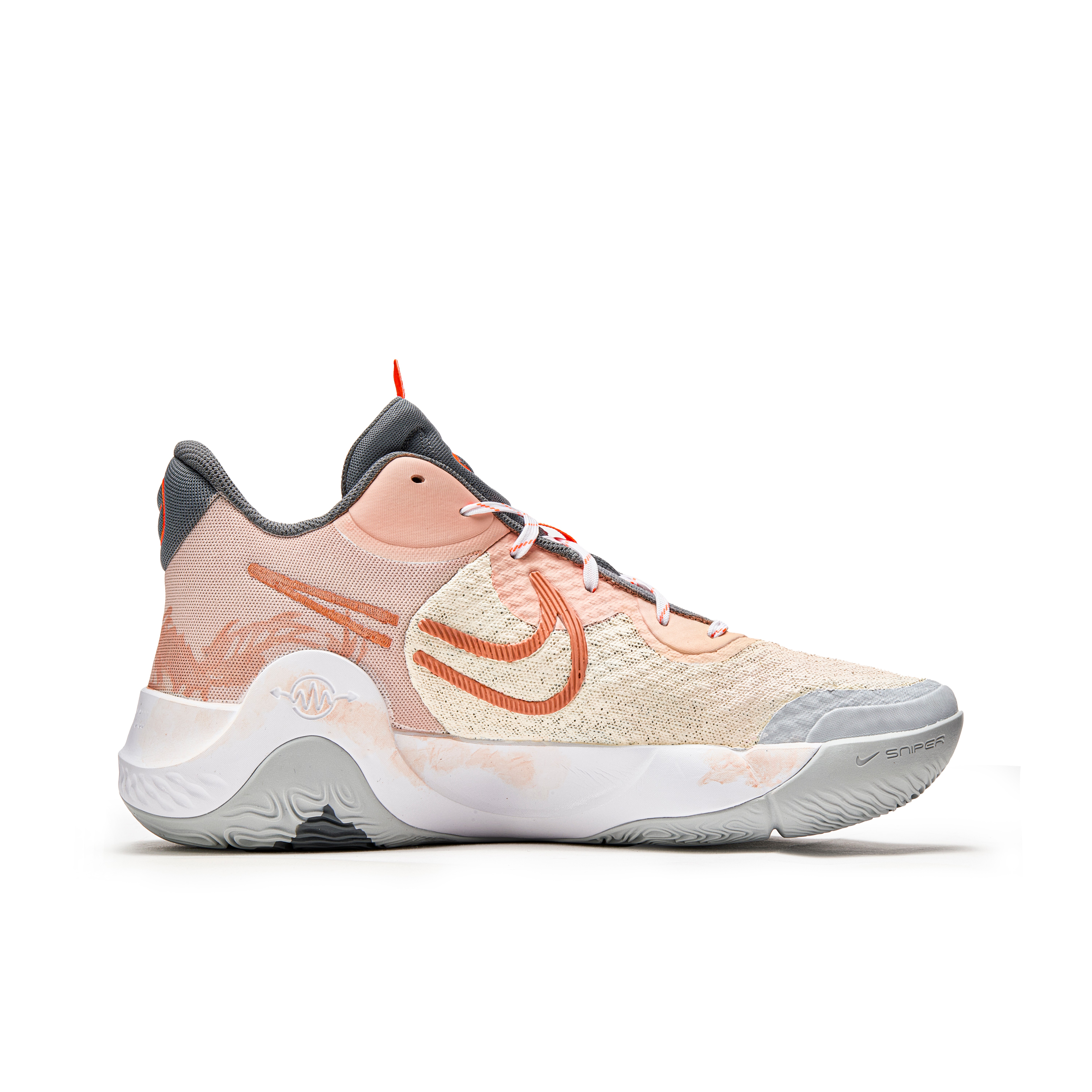 Nike Trey 5 Da Vinci Custom Box, Steam Style Slip Resistant Cushioning Slip Resistant Cushioning Mid top