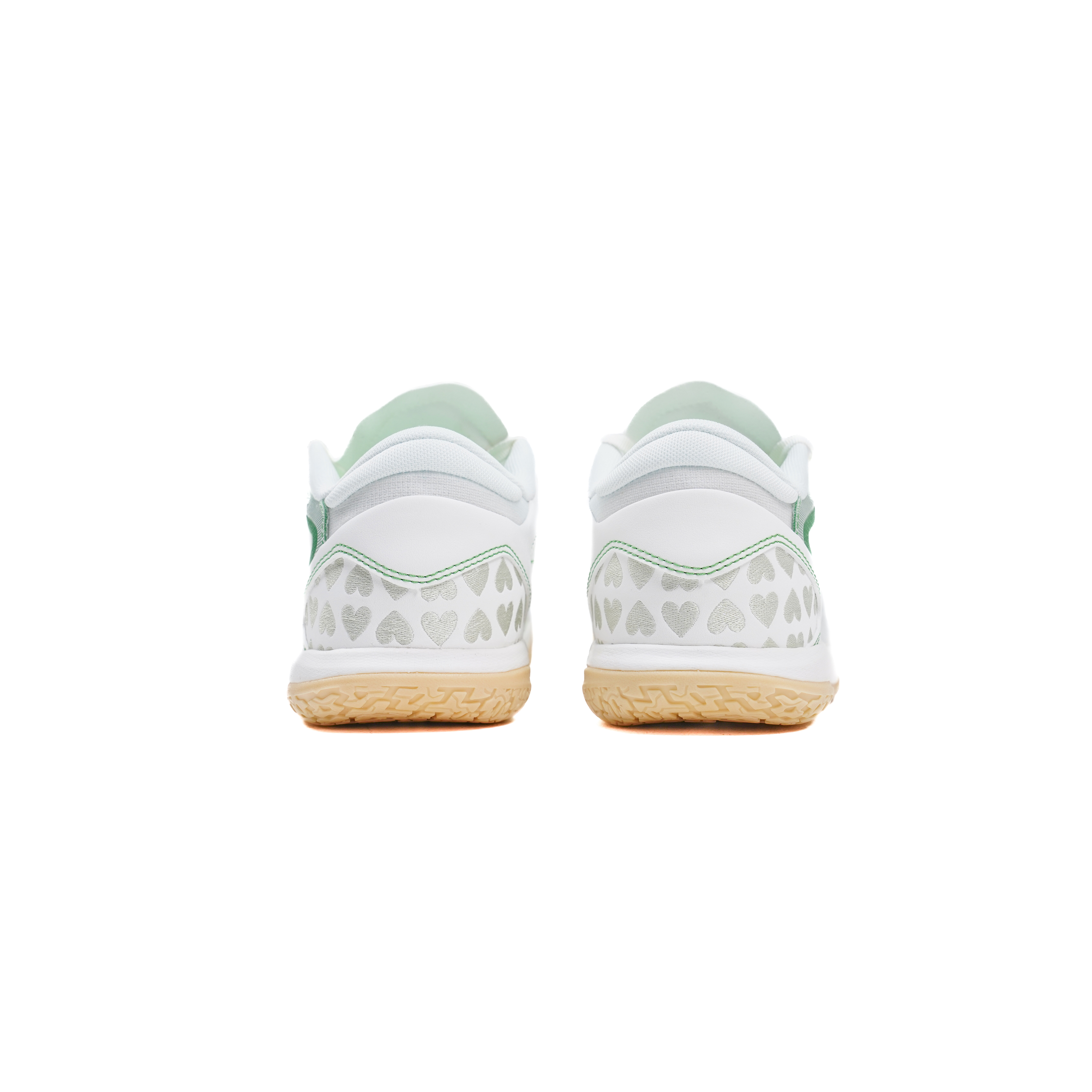 Serious Player Only Game1 Low Lucky Four Leaf Clover Low top Basketball Shoes Men’s White Green