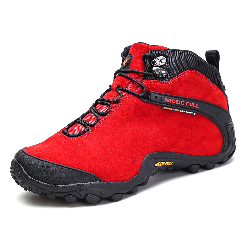 MODE FULL Outdoor Cushioning Slip Resistant Abrasion Resistant Waterproof Support Impact Resistant Mid top