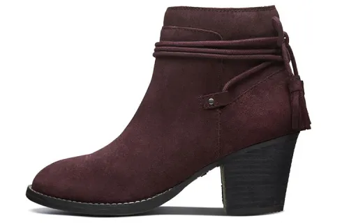 Skechers Ankle Boots Women's Low Top Burgundy