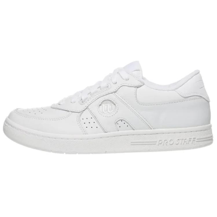 Wilson PRO STAFF Abrasion Resistant Low top Tennis Shoes Unisex White