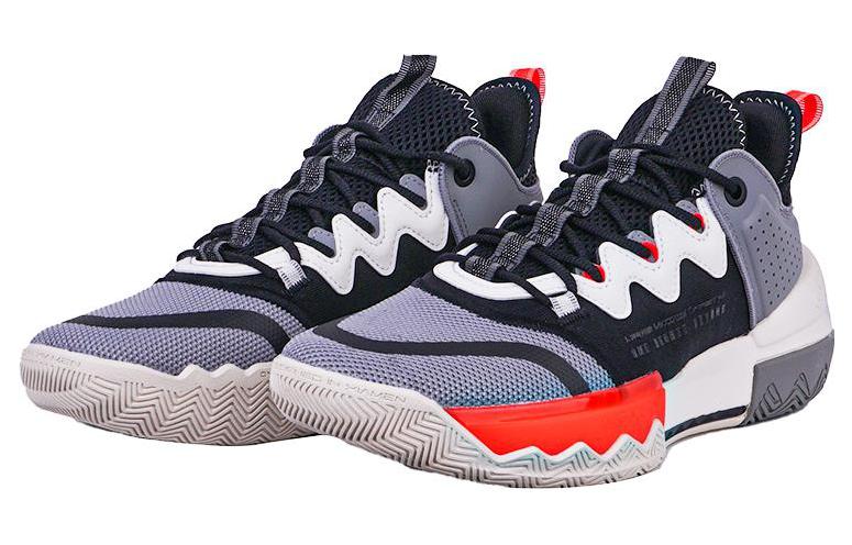 361° Sports Slip Resistant Abrasion Resistant Low top Basketball Shoes Men’s Invisible Gray Black