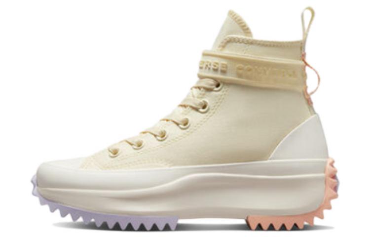 Run Star Converse Hike Platform Utility Strap High 'Soft Dune'