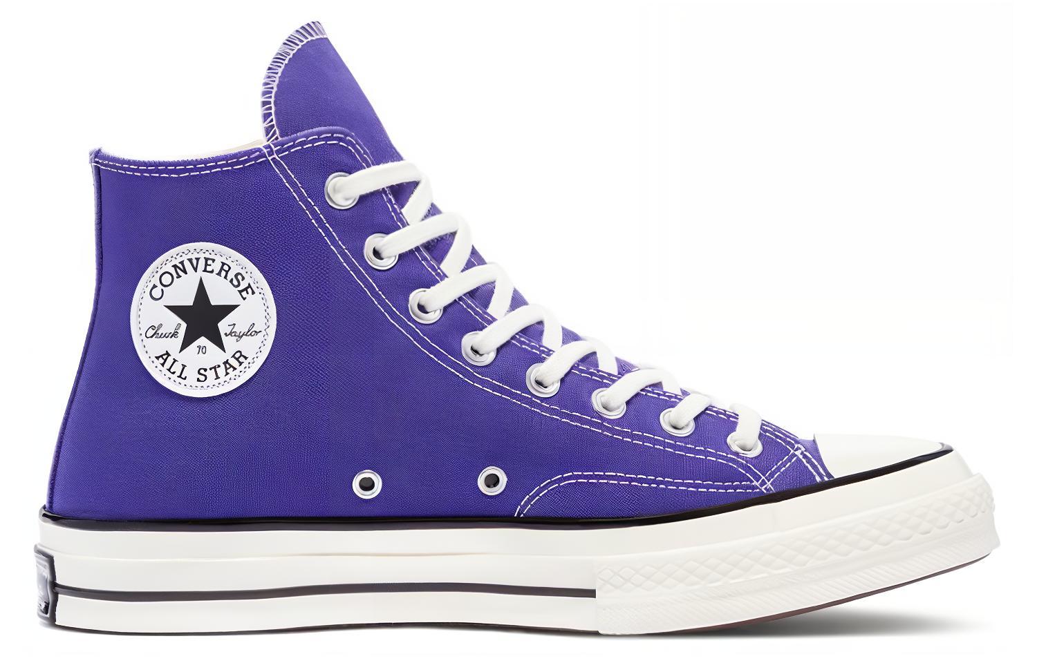 Высокие кеды Converse Chuck Taylor All Star (сине-белые) — Синий / белый — фото 2
