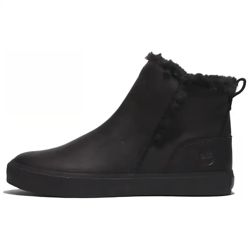 Timberland Bay Pull on Leather Ankle Boots Women's Black