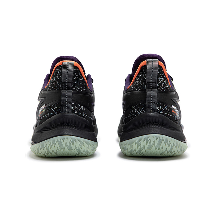 361° LIGHT UP PRM Cushioning Slip Resistant Abrasion Resistant Low top Basketball Shoes Men’s Obsidian Black