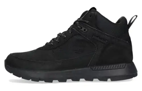 Timberland Lace Up Ankle Boots Short Women's Black