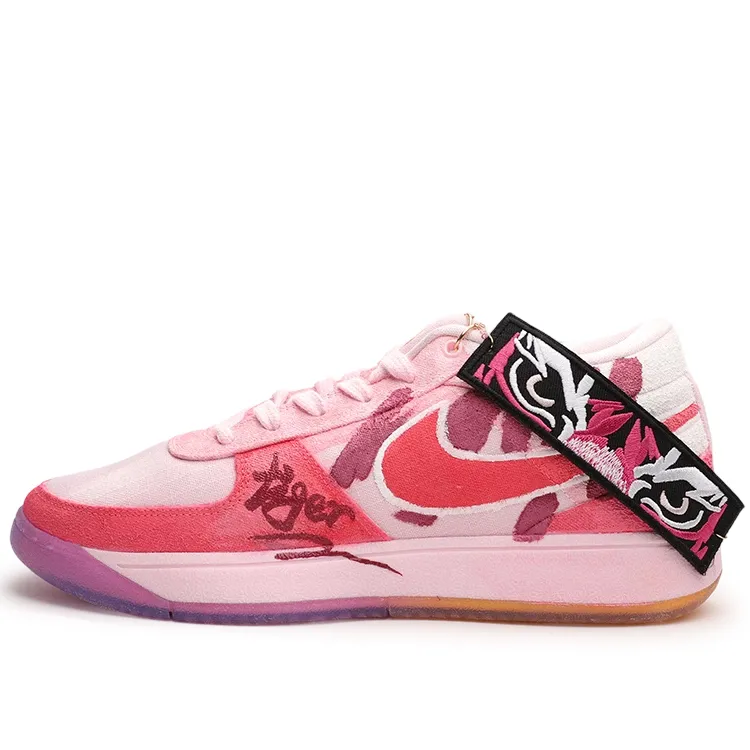 Nike Book 1 Abrasion Resistant Abrasion Resistant Low top Basketball Shoes Men's Pink