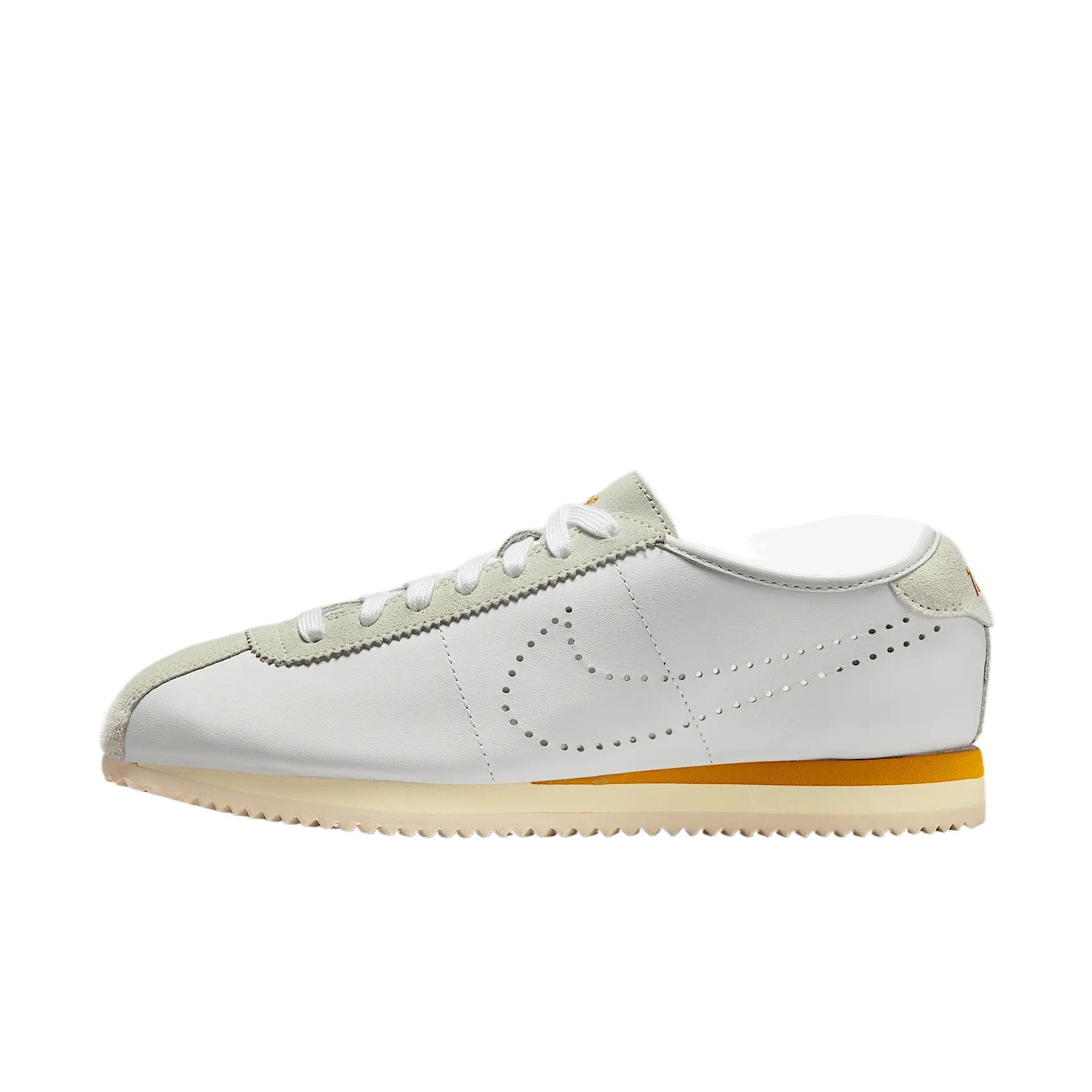 Nike Cortez White Bronze Perforated Swoosh Women’s