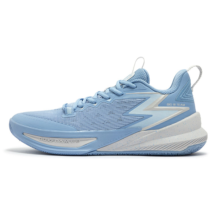 361° Slip Resistant, Abrasion Resistant, Breathable, Lightweight Low top Basketball Shoes Men’s Sky Blue