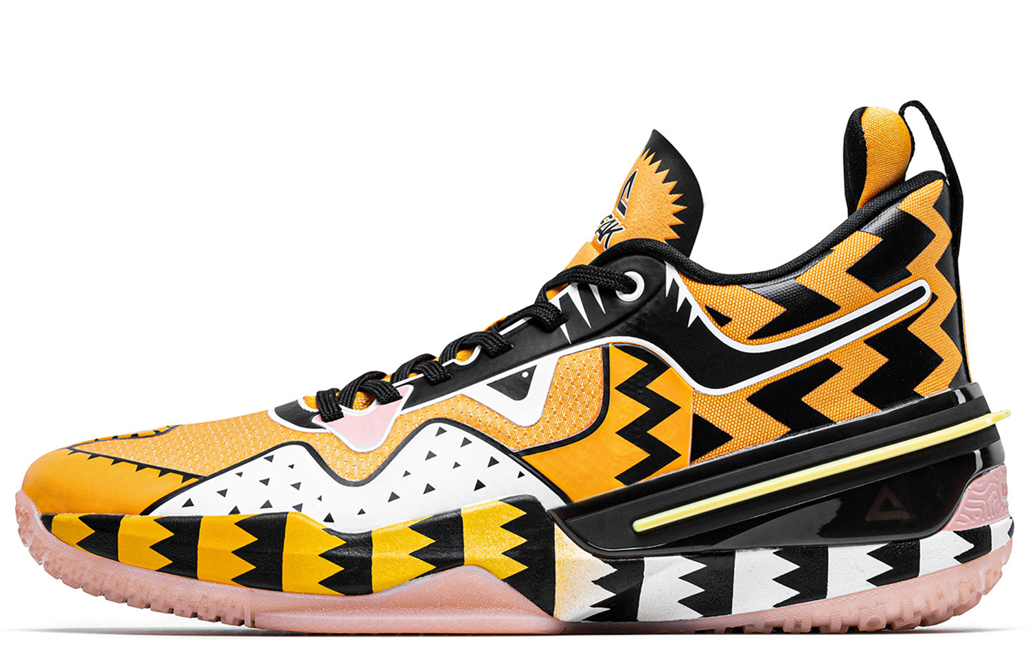 Pocket Flash 3 поколение Удобная и универсальная ткань синтетическая кожа t кожзаменитель демпфирование нескользящие Износостойкий пакет Сексуальная поддержка средней высоты баскетбольные кроссовки мужской стиль Манго желтый