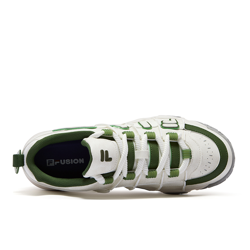 FILA FUSION BUSTER Puffy Shoes Low top Basketball Shoes Men’s Snow Garden Green