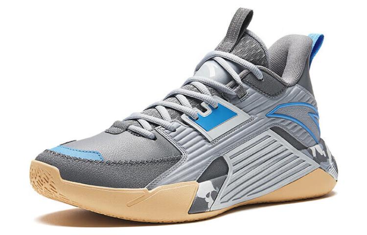 Anta Speedy 3 Abrasion Resistant Mid top Basketball Shoes Men’s Gray