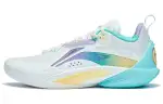 Li Ning Speed 10 Low top Basketball Shoes Men's White Purple