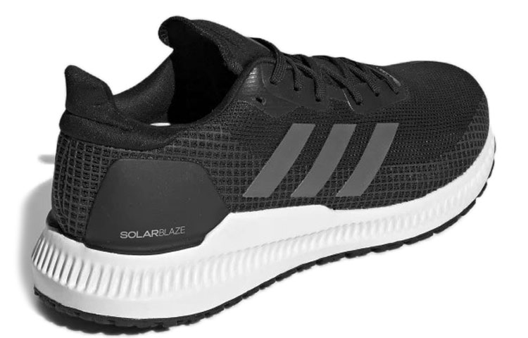 Мужские кроссовки adidas Solar Blaze (черно-серые) — Чёрный / серый — фото 4