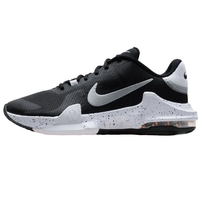 Nike Air Max Impact 4 Low top Basketball Shoes Men's Black White