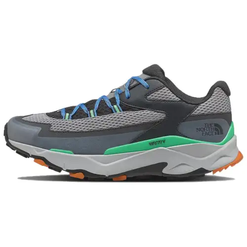 THE NORTH FACE VECTIV TARAVAL Cushioning, Wear Resistant Low top Mountaineering Shoes Men's Gray Green