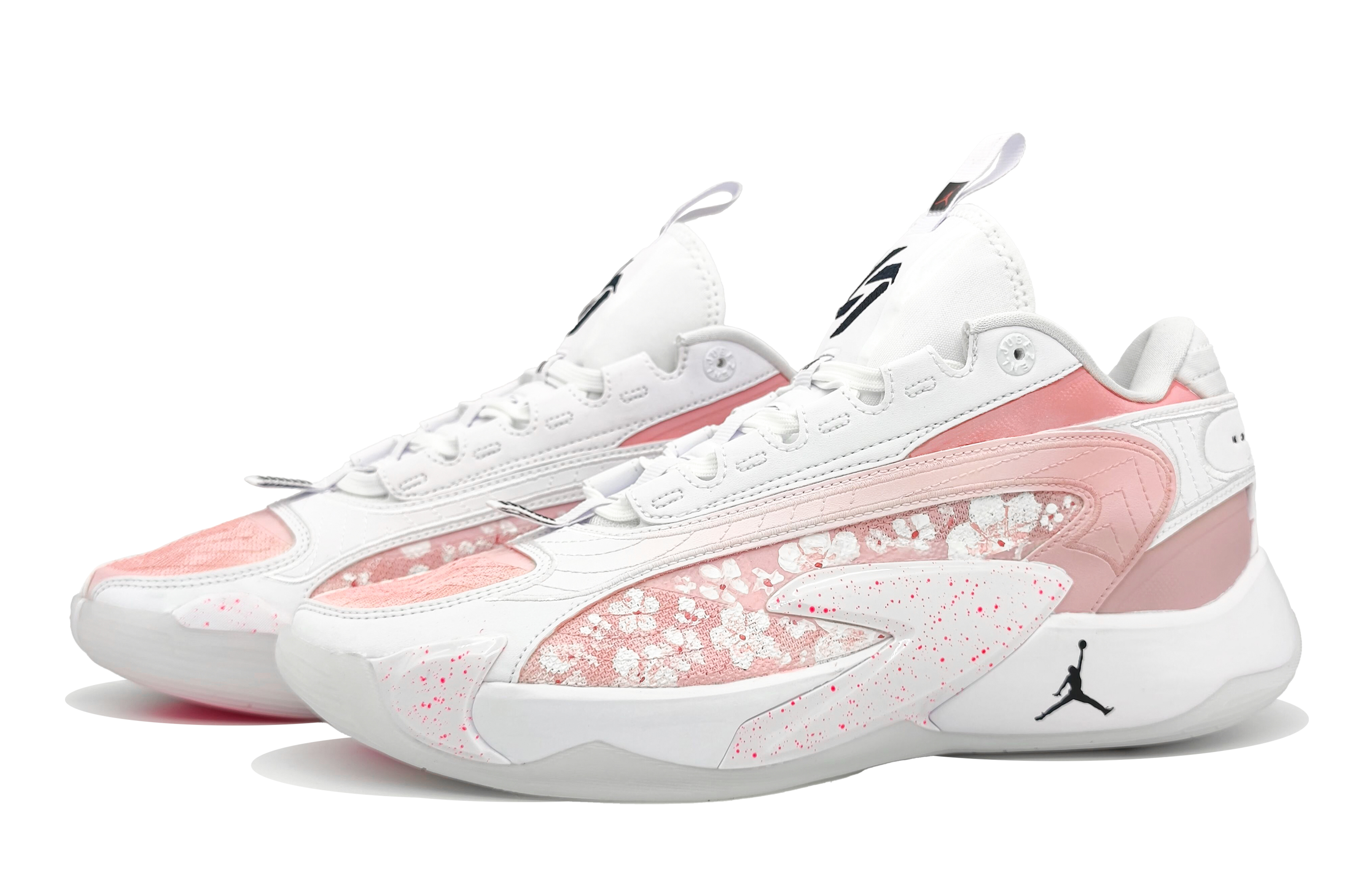 Jordan Luka 2 Cushioning Slip Resistant Abrasion Resistant Low top Basketball Shoes GS Cherry Blossom Pink
