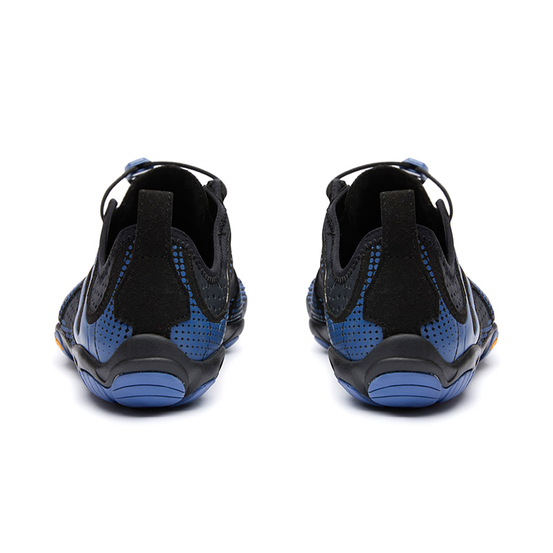 Vibram V RUN Abrasion Resistant, Breathable, Lightweight Low top Training Shoes Men’s Black Blue