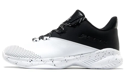 PEAK Speed Shadow Basketball Shoes Men's Low Top White/Black