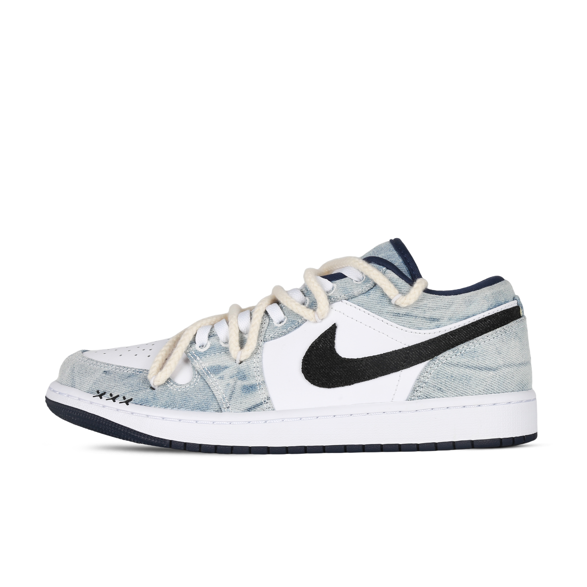 Jordan Air Jordan 1 Low Se Washed Denim 3X Slip Resistant Abrasion Resistant Slip Resistant Abrasion Resistant Low top