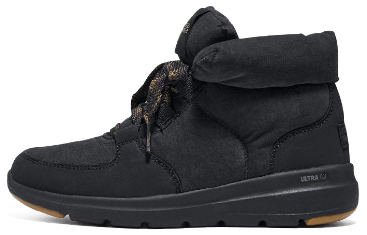 Skechers Skechers bread shoes, warm, wear-resistant, comfortable, mid-calf snow boots, women's black