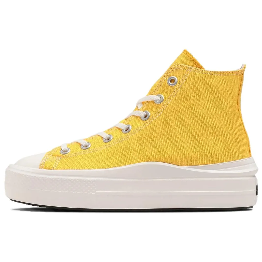 Converse All Star Light PLTS High top Canvas Shoes Women's Yellow