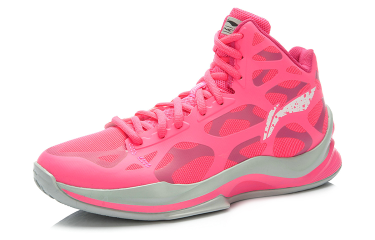 Li Ning SONIC 3 Mesh Slip Resistant Coverage Support Cushioning Coverage Support Cushioning High top Basketball Shoes