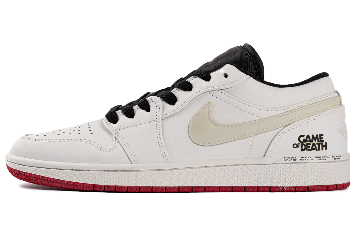 Jordan Air Jordan 1 Low top Vintage Basketball Shoes Men’s Ivory