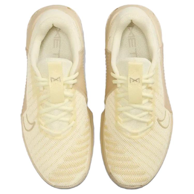 Nike Metcon 9 Slip Resistant Abrasion Resistant Low top Training Shoes Women’s Beige Yellow
