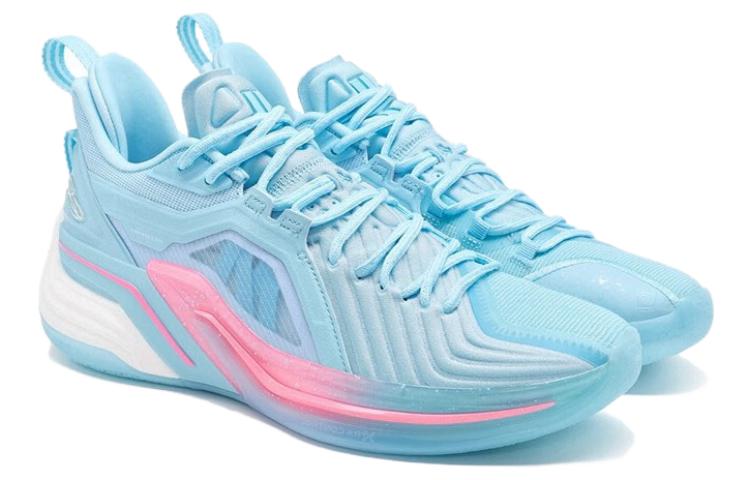 XTEP Jlin 3 JLIN3 Cushioning Slip Resistant Low top Performance Basketball Shoes Men’s Cirrus Blue