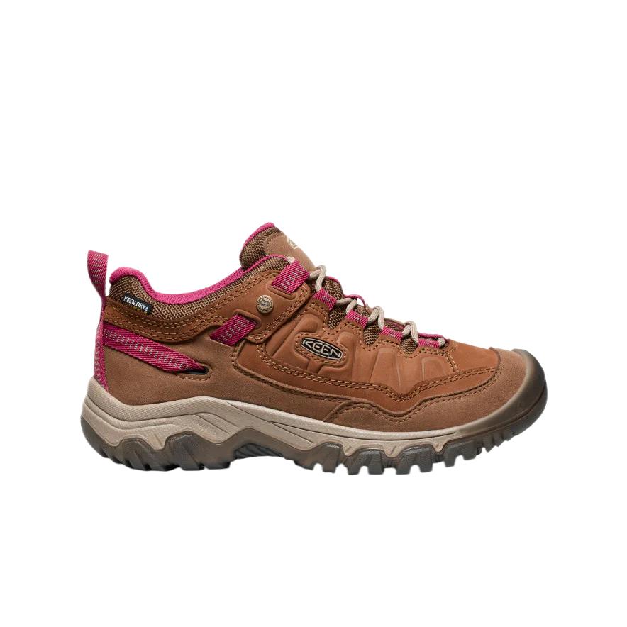 Keen Targhee 4 Slip Resistant Abrasion Resistant Low top Mountaineering Shoes Women’s Brown