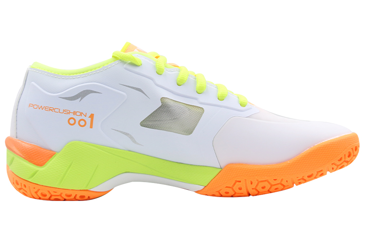 YONEX Power Cushion Badminton Shoes Unisex Low Top White/Orange