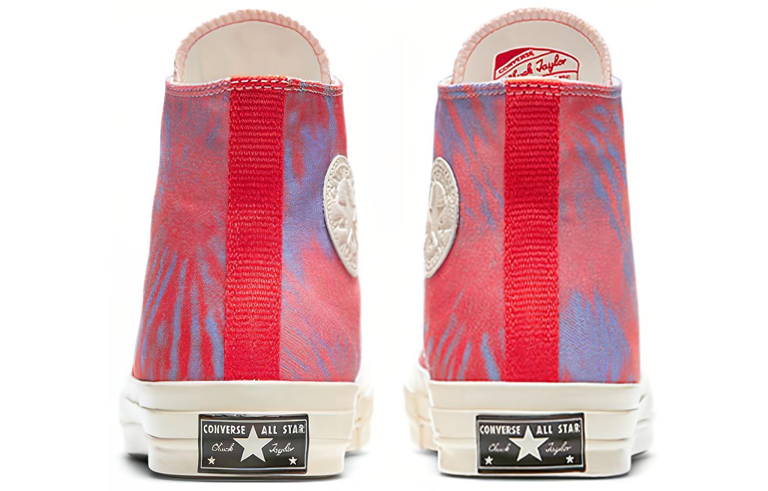 Кеды Converse Chuck 1970s Hi (красно-белые) — Красный / белый — фото 6