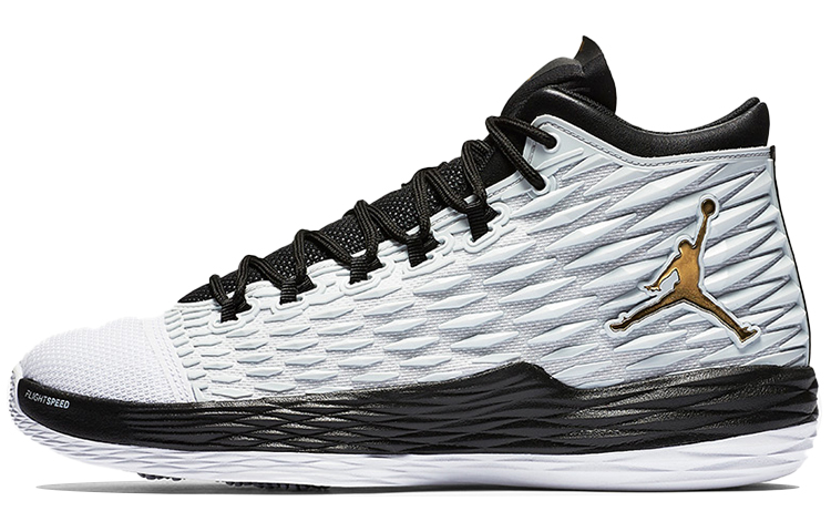 Jordan Melo M13 White Metallic Gold Black