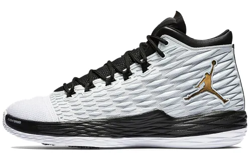 Jordan Melo M13 White Metallic Gold Black