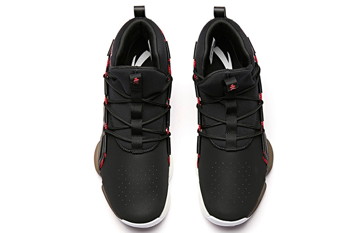 Anta Cushioning Slip Resistant High top Basketball Shoes Men’s Black