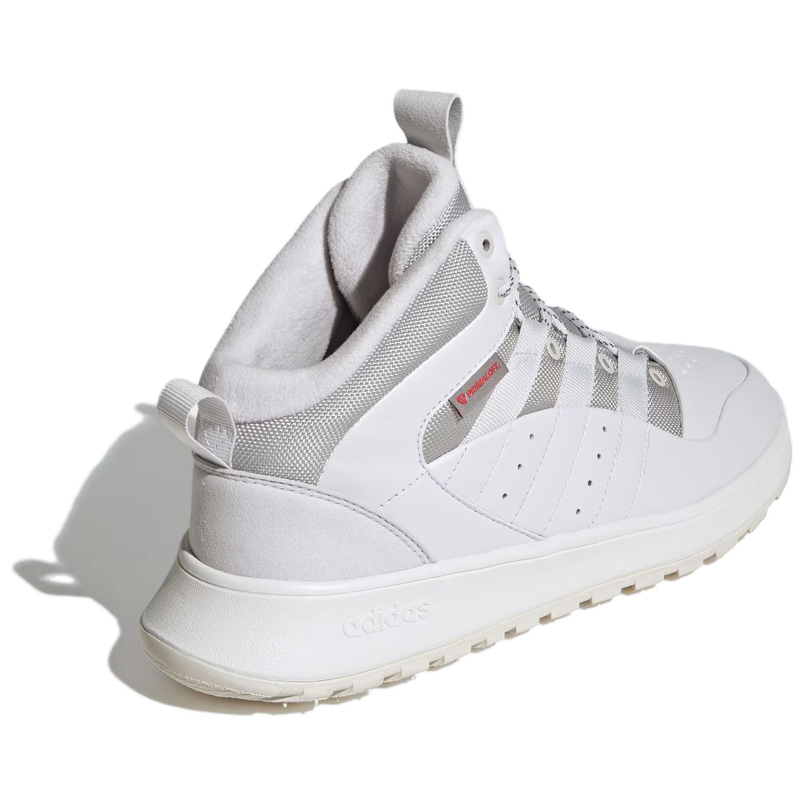 Adidas Abrasion Resistant Mid top Basketball Shoes Unisex White