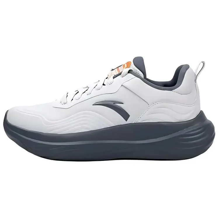 Anta Slip Resistant Abrasion Resistant Low top Training Shoes Men's Gray