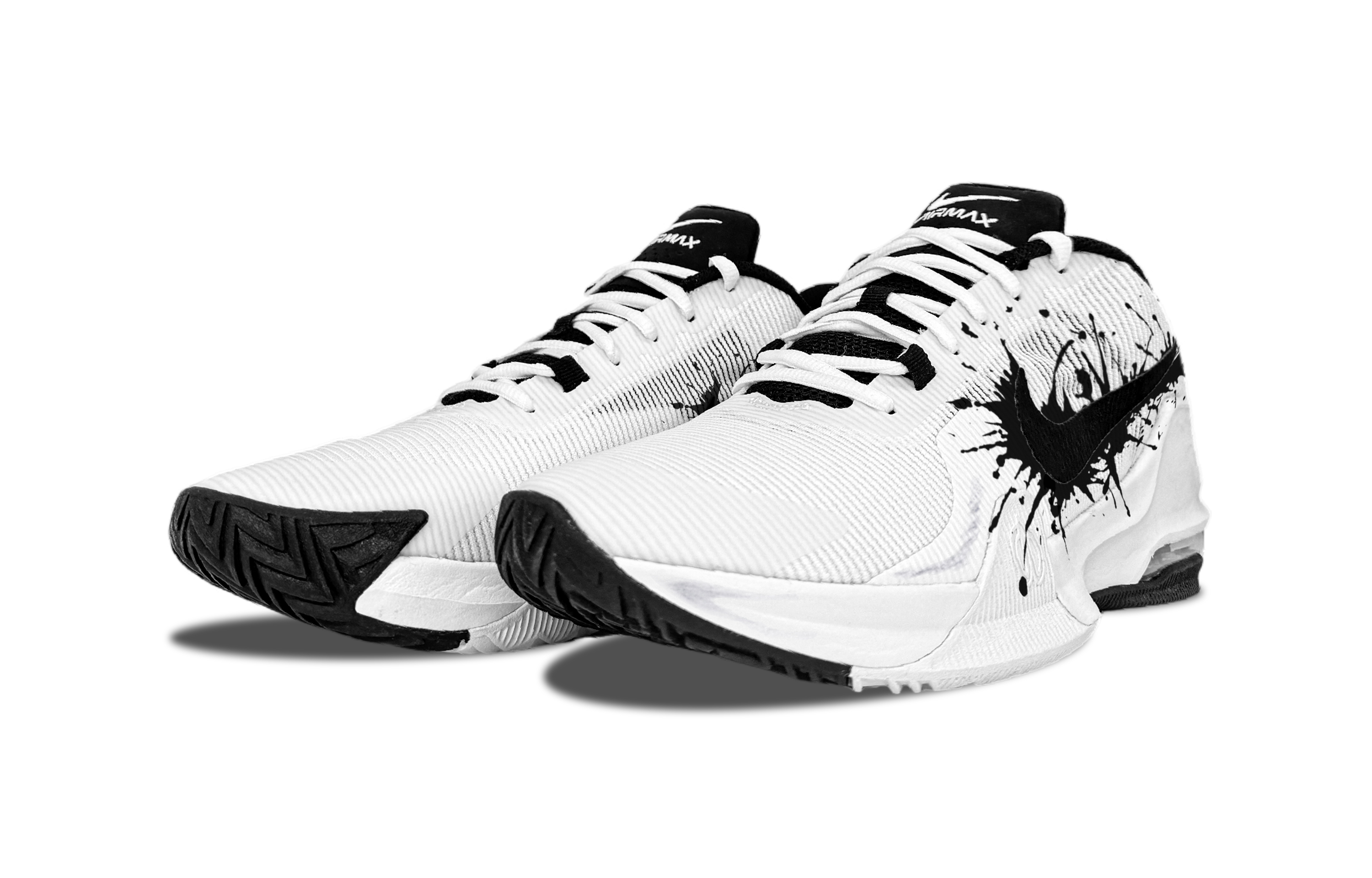 Nike Air Max Impact 4 Low top Basketball Shoes Men’s Black White
