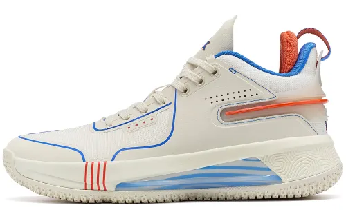 PEAK Flash 4 Year Of The Rabbit Slip Resistant Abrasion Resistant Mid top Basketball Shoes Men's Ecru