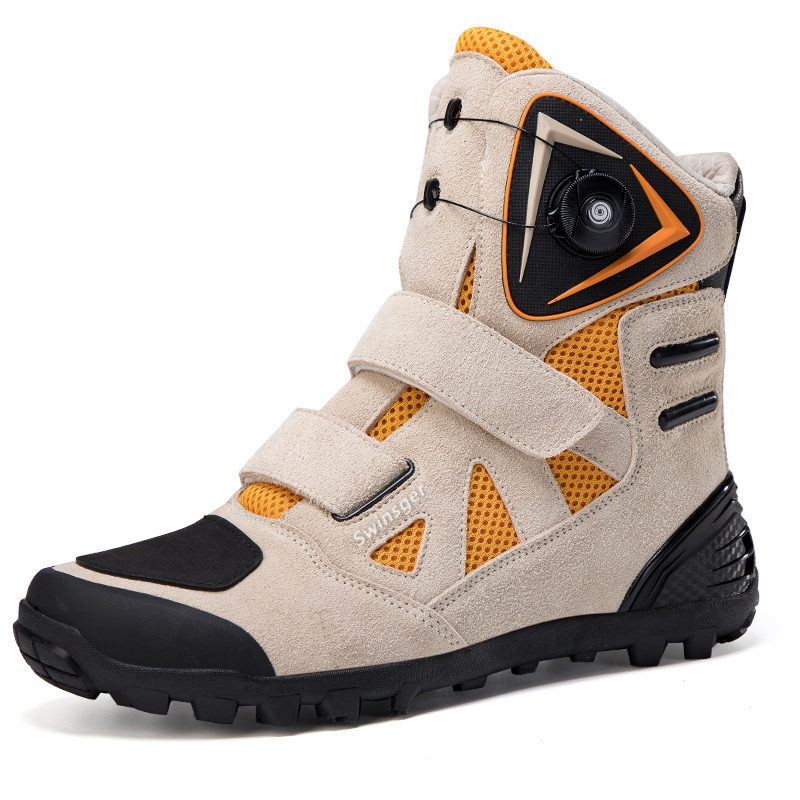 Swinsger Charm Fashion Slip Resistant Slip Resistant High top Cycling Shoes Men’s