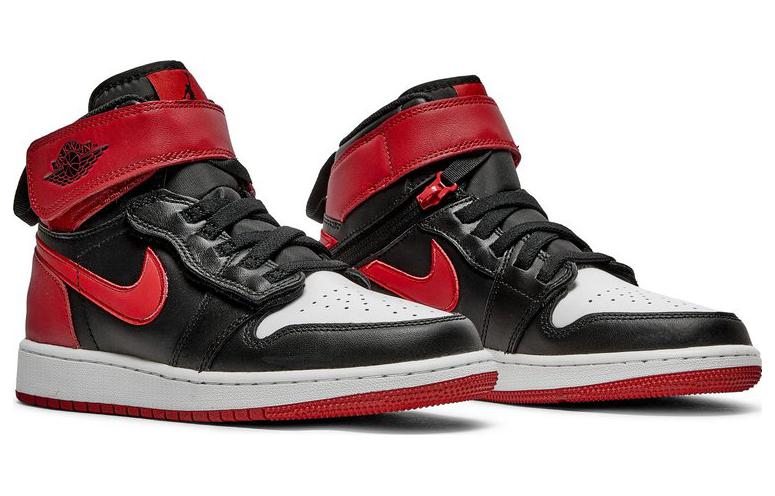 Jordan 1 High FlyEase Bred White Toe GS