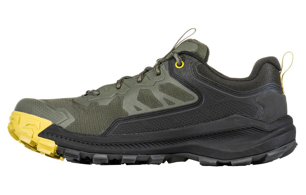 Oboz Footwear Katabatic Cushioning Slip Resistant Abrasion Resistant Waterproof Low top Hiking Shoes Men's Green